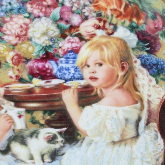 "The Tea Party" Collectible Plate - Picture 7 of 12